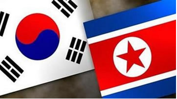 A divisão territorial e ideológica da Coreia 